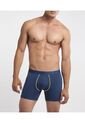 Boxer  Con Detalles En Contraste Lycra-Algodón X1 Para Hombre Azul Patprimo de Patprimo