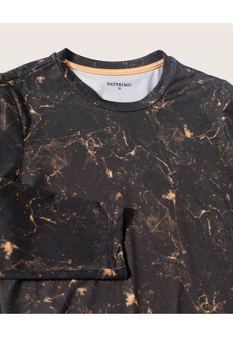 Camiseta Para Niño Manga Larga Color Naranja Marca Patprimo #66090299 Patprimo