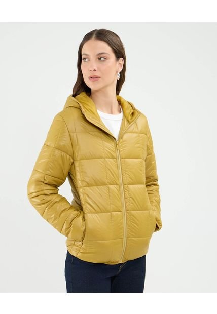 Chaqueta Para Mujer Acolchada Color Amarillo Marca Patprimo #30080547