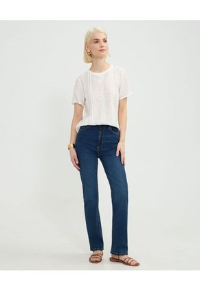 Blusa Para Mujer Manga Corta Color Blanco Marca Patprimo #30123501