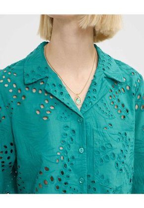 Camisa Para Mujer Manga Corta Color Verde Marca Patprimo #30010689