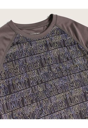 Camiseta Para Niño Manga Corta Color Gris Marca Patprimo #66090294