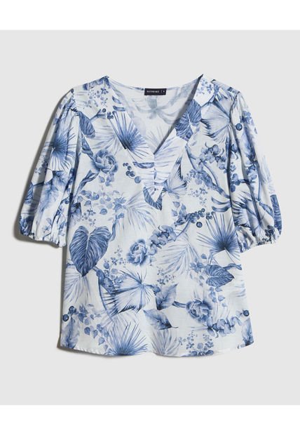 Blusa Para Mujer Manga Corta Color Blanco Marca Patprimo #30123403