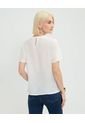 Blusa Para Mujer Manga Corta Color Blanco Marca Patprimo #30123501 de Patprimo