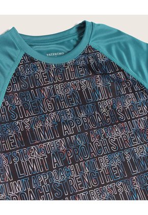 Camiseta Para Niño Manga Corta Color Azul Claro Marca Patprimo #66090294