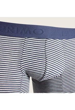 Pantaloncillo Algodón Mini Rayas Preteñido Elástico Expuesto X1 Para Hombre Azul Patprimo