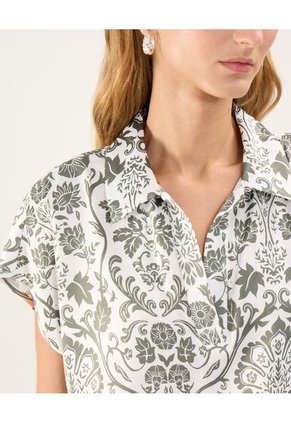 Blusa Para Mujer Manga Corta Color Verde  Marca Patprimo #30123387