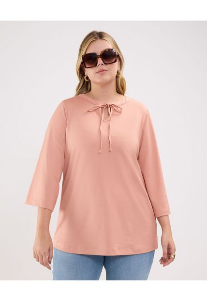 Camiseta Para Mujer Manga 3/4 Color Naranja Marca Patprimo #14091398