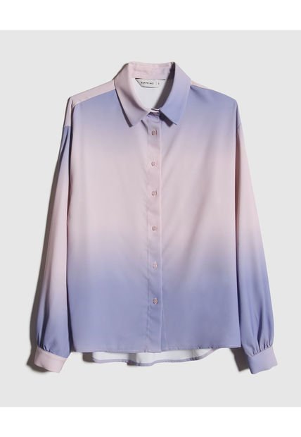 Camisa Para Mujer Manga Larga Color Azul  Marca Patprimo #30010645