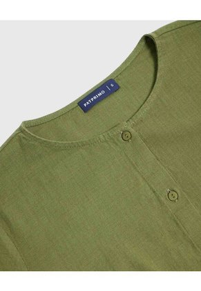 Blusa  Para Mujer Manga Larga Color Verde Marca Patprimo #30123616