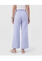 Pantalón Culotte Con Pinzas Frontales   Para Mujer Azul Patprimo de Patprimo