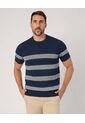 Camiseta  Para Hombre Manga Corta Cuello Redondo Color Azul Marca Patprimo #44090951 de Patprimo