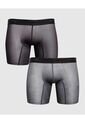 Boxer X2 Para Hombre Fleat Seamer Medio Color Gris Marca Patprimo #44000328 de Patprimo