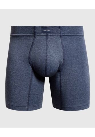 Boxer Medio Unicolor  X1 Para Hombre Azul Patprimo Patprimo