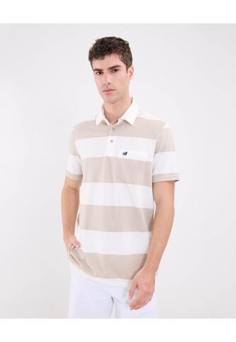 Polo Para Hombre Cuello Maquina Con Bolsillo Color Beige Marca Patprimo #44112745 Patprimo