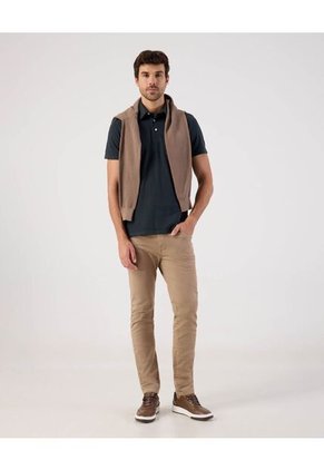 Polo  Para Hombre Cuello Maquina Con Bolsillo Color Verde Marca Patprimo #44117248