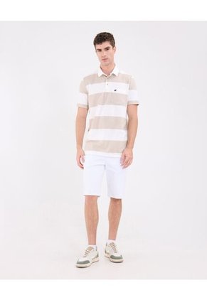 Polo Para Hombre Cuello Maquina Con Bolsillo Color Beige Marca Patprimo #44112745