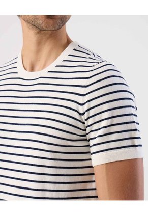 Camiseta  Para Hombre Manga Corta Cuello Redondo Color Blanco Marca Patprimo #44090964