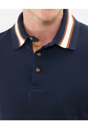 .Polo Para Hombre Cuello Tejido Patprimo Color Azul #44112660