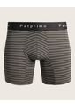 Boxer X3 Para Hombre Fleat Seamer Medio Color Negro Marca Patprimo #44000373 de Patprimo