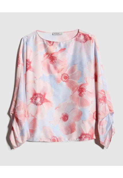 Blusa Para Mujer Manga Larga Color Azul Claro Marca Patprimo #30123366