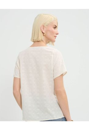 Blusa Para Mujer Manga Corta Color Beige Marca Patprimo #30123464