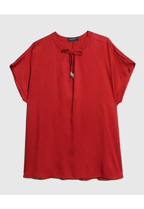 Blusa Para Mujer Manga Corta Color Rojo Marca Patprimo #14121362