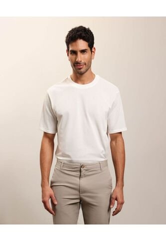 Camiseta Para Hombre Manga Corta Cuello Redondo Color Crema Marca Patprimo #44090938 Patprimo