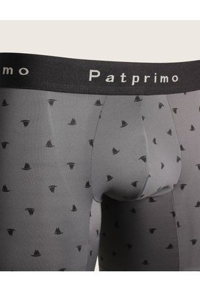 Boxer X3 Para Hombre Fleat Seamer Medio Color Negro Marca Patprimo #44000373