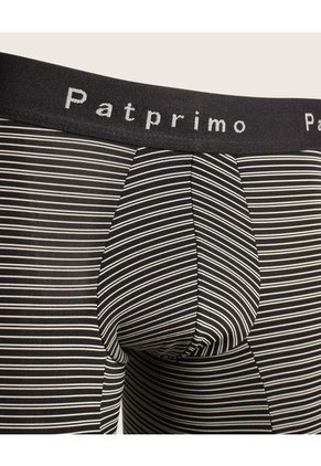 Boxer X3 Para Hombre Fleat Seamer Medio Color Negro Marca Patprimo #44000373