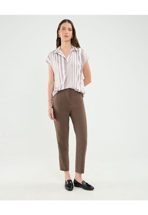 Pantalón Para Mujer Moda Color Café Marca Patprimo #30071995