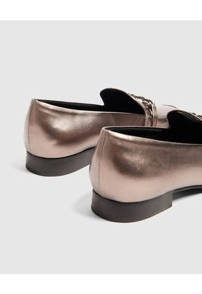 Mocasines Para Mujer  Color Dorado Marca Patprimo #30680069