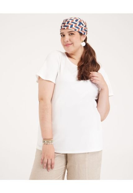 Camiseta Para Mujer Manga Corta Color Blanco Marca Patprimo #14091257