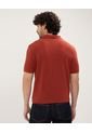Polo Para Hombre Cuello Tejido Sin Bolsillo Color Terracota Marca Patprimo #44112696 de Patprimo
