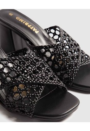 Sandalias Para Mujer Tacon Color Negro Marca Patprimo #30690090