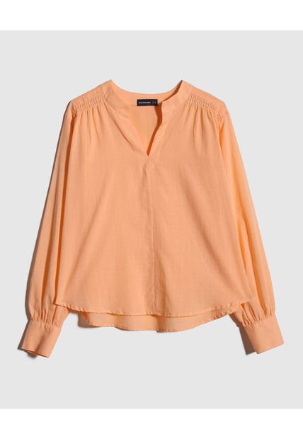 Blusa Para Mujer Manga Larga Color Naranja Marca Patprimo #30123360
