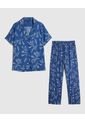 Pijama  Para Mujer M/C P/L Color Azul Marca Patprimo #30040312 de Patprimo