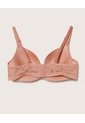 Brasier Copa Entera Unicolor Base En Encaje  Para Mujer Rosa Patprimo de Patprimo
