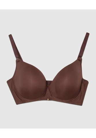 Brasier Copa Entera Unicolor  Para Mujer Café Patprimo Patprimo