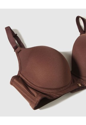 Brasier Copa Entera Unicolor  Para Mujer Café Patprimo
