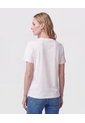 Camiseta De Manga Corta Regular Para Mujer  Para Mujer Blanco Patprimo de Patprimo