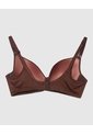 Brasier Copa Entera Unicolor  Para Mujer Café Patprimo de Patprimo