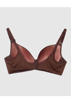 Brasier Copa Entera Unicolor  Para Mujer Café Patprimo