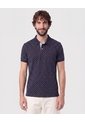 Polo Estampada Con Bolsillo   Para Hombre Azul Patprimo de Patprimo