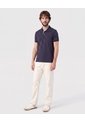 Polo Estampada Con Bolsillo   Para Hombre Azul Patprimo de Patprimo