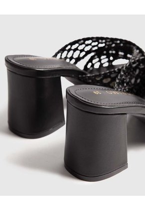 Sandalias Para Mujer Tacon Color Negro Marca Patprimo #30690090