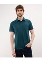 Polo Estampada, Cuello Duro  Para Hombre Verde Patprimo de Patprimo