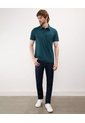 Polo Estampada, Cuello Duro  Para Hombre Verde Patprimo de Patprimo