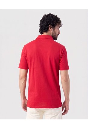 Polo Con Bolsillo De Parche Para Hombre  Para Hombre Rojo Patprimo