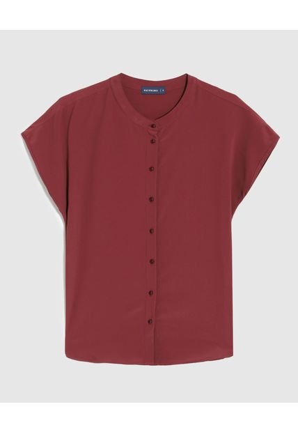 Blusa Para Mujer Manga Corta Color Rojo Marca Patprimo #30123592